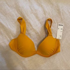 Urban Outfitters Mustard Bikini Top Size M